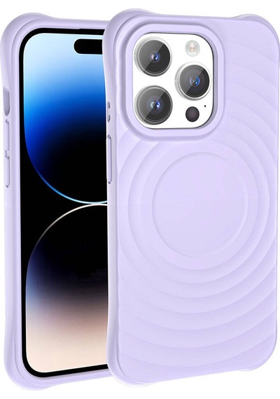 Apple Uyumlu iPhone 14 Pro Max M-safe Şarj Özellikli Airbagli Mat Görünümlü Zore Hepi Kapak Yeşil