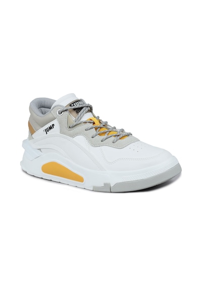 Jump 29103 Yüksek Bilekli Beyaz Erkek Sneaker Günlük Spor Ayakkabı Beyaz
