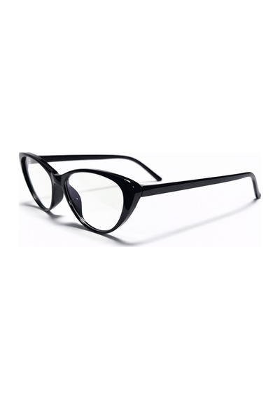 Azire Siyah Çerçeve Optik Uyumlu Vintage Retro Gözlük