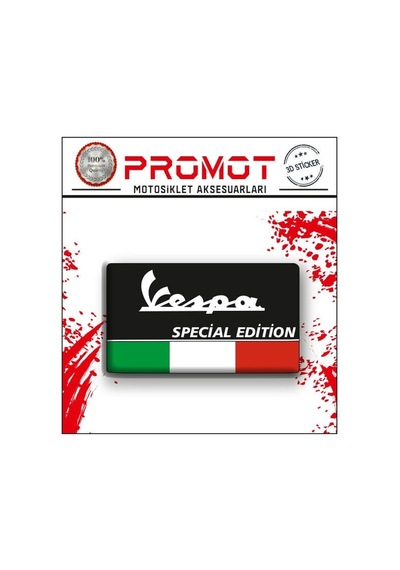 Vespa Damla Logo Sticker 05 Diğer