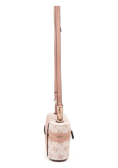 Silver Polo Sp1195 Kadın El Çantası Monogram Pembe-somon