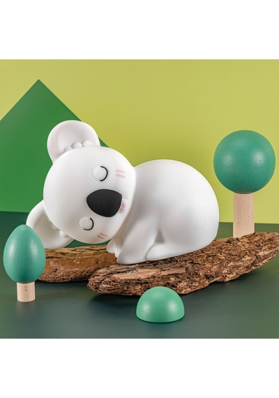 Dhink Silikon Şarjlı Gece Lambası Koala Coco Beyaz