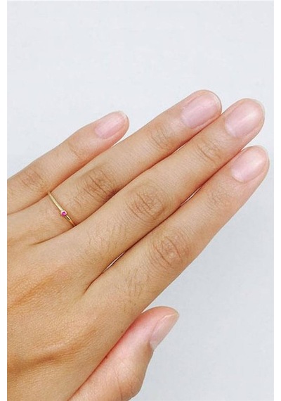 Ruby Zümrüt Taşlı Yüzük - Ak0138