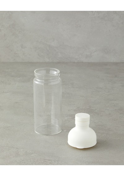 Boty Borosilikat Detoks Şişe 450 Ml Beyaz