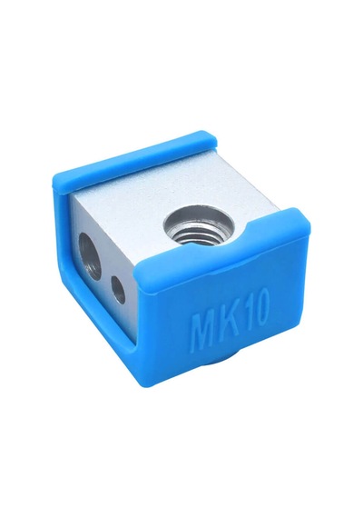 Koodmax 3D Yazıcı MK10 Alüminyum Isıtıcı Blok Silikon Kılıfı - Mavi