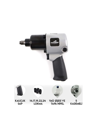 Dawreek Havalı Somun Sıkma 650NM