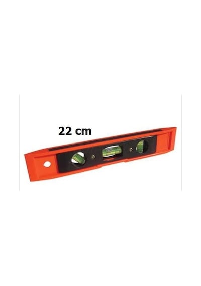 Makroyapı Mini Su Terazisi 22 Cm Mıknatıslı Su Terazi 1 Adet
