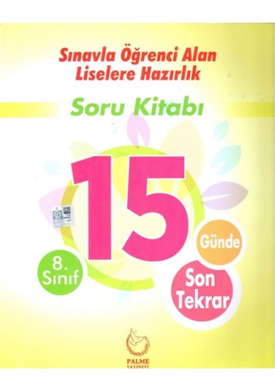 8 Sınıf Lgs 15 Günde Son Tekrar Soru Kitabı Palme Yayınları