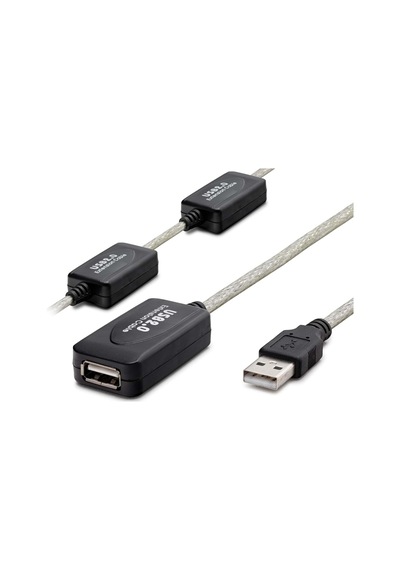 Hdx7537 Usb M To Usb F Uzatma Kablo 15m Sılver