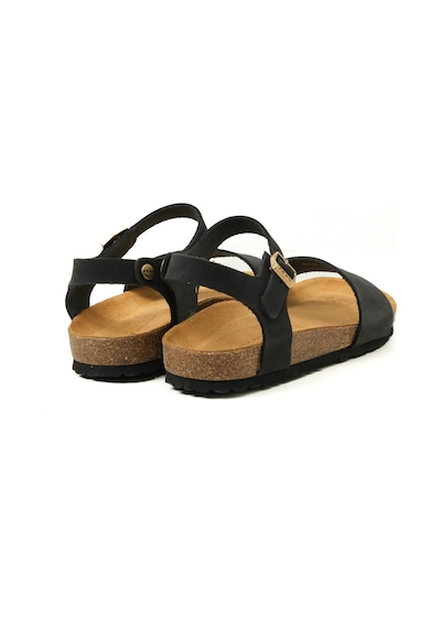Sandalet Kadın 58h3 Frau Nabuk-v Leather Nero Null Siyah