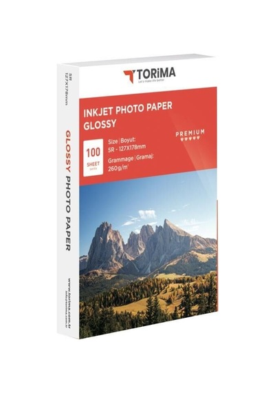 Özel Üretim 260 Gr 13x18 Parlak 100 Adet İnkjet Kağıt Grafik Kağıdı Kırtasiye Ürünü