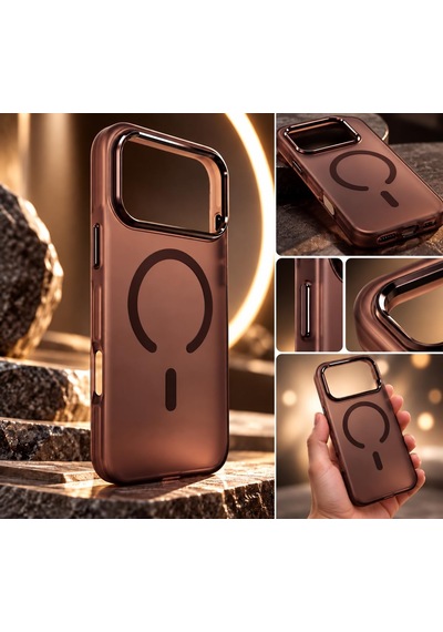 Iphone 17/18 Pro Max İle Uyumlu Mat Sert Tpu Kılıf