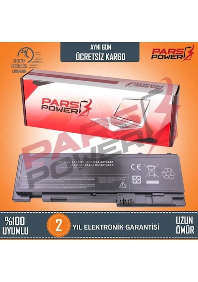 Lenovo Uyumlu Thinkpad T420Si Batarya - Pil Pars Power