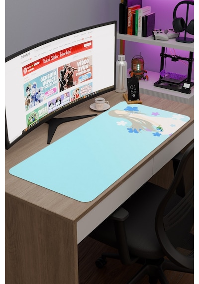 Anohana Anime V3 - 90x40 Xxl Gaming Kauçuk Kaymaz Taban Mouse Pad Fare Altlığı