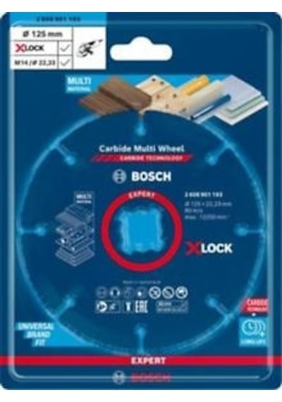 Bosch EXPERT Carbide Multi Wheel X-LOCK Kesici Disk 125 MM 2223 MM - 2608901193