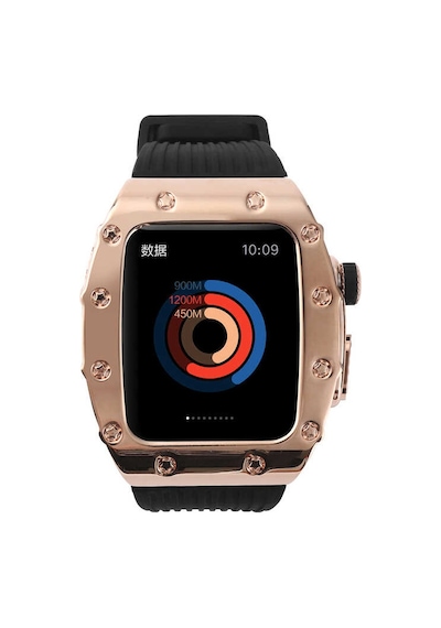 Watch 44mm Uyumlu Krd-65 Ardx Kordon-siyah-gold