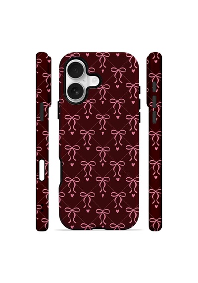 Velvoria Valestra Burgundy Bow Grid Apple Apple iPhone Uyumlu 16 Plus Darbe Korumalı Kılıf Valestra Select - Burgundy Bow Grid Velvoria Valestra Burgundy Bow Grid Apple Apple iPhone Uyumlu 16 Plus Darbe Korumalı Kılıf Valestra Select - Burgundy Bow Grid