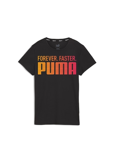 Puma Run Favroites Ff Graphic Tee Kadın T-shirt-siyah