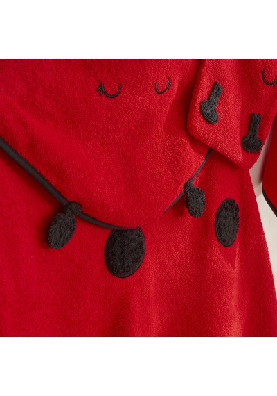Karaca Home Bebek Little Ladybug Havlu Kundak Kese Set Kırmızı