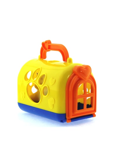 Taşıma Çantalı Peluş Sarı Yavru Köpek