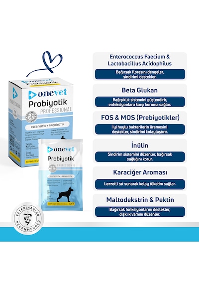 Onevet Probiyotik Saşe 7x1 Gr Köpek