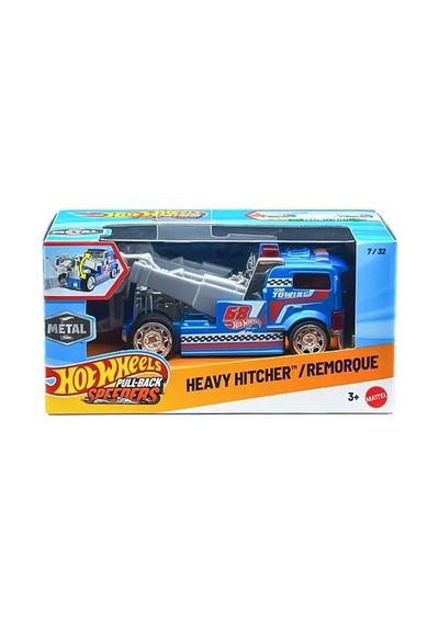 Hot Wheels Pull Back Speeders Heavy Hitcher Hpr80 Mavi