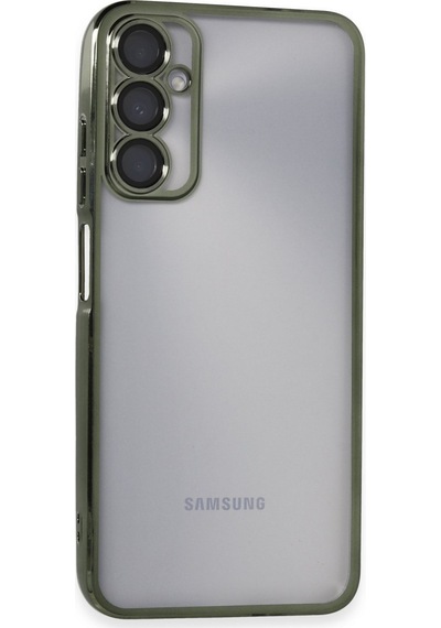 Galaxy A05s Kılıf Razer Lensli Silikon - Yeşil