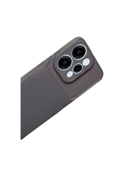 Cosmotex Newface Oppo Reno 15 Auto Focus Karbon Kapak - Gri