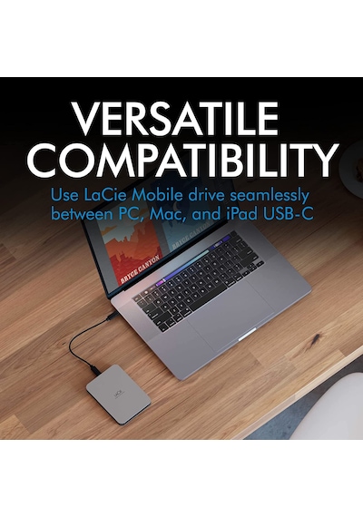 Lacie STLP4000400 4 TB Type-C Taşınabilir Disk
