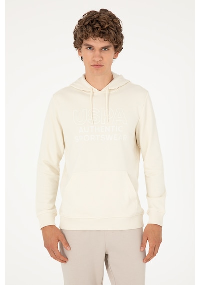 U.s. Polo Assn. Erkek Krem Sweatshirt 50293439-vr071 Krem