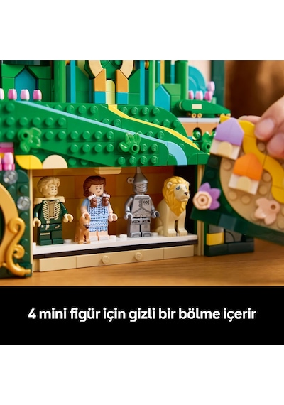 LEGO® Wicked Emerald City Duvar Tablosu 75685 - Yetişkinler için Dekoratif Model Yapım Seti (1518 Parça)