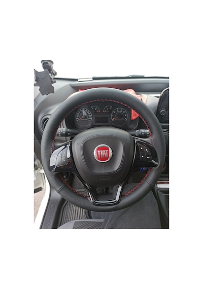 Fiat Fiorino Doblo 11 Cm Üniversal Dikmeli Direksiyon Kılıfı Der Siyah