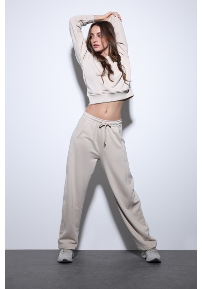 Antioch Basic Kadın Sweatshirt Ba25y920 Bej
