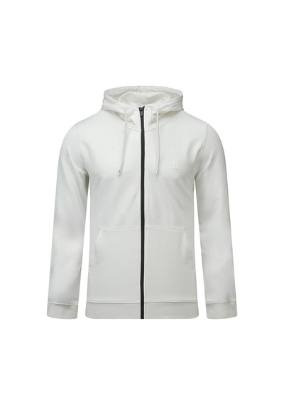 Hatemoğlu Beyaz Regular Fit Pamuklu Kapüşonlu Sweatshirt 2977613 Beyaz