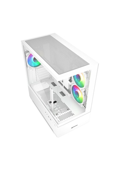 Kasa Mını Tower Psusuz 3xfan Mk6 Rgb Whıte Diğer
