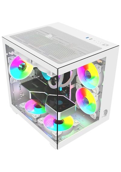Gameline Hıper V2 3x Rgb Fanlı Usb 3.0 Gaming Bilgisayar Kasası Beyaz