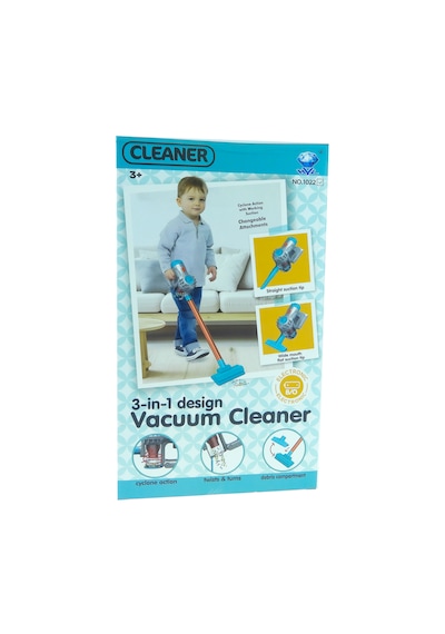 Oyuncak Süpürge Pili Sesli 3 Başlıklı 60 Cm Süpürge 001