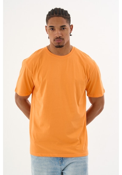 Dechers Erkek %100 Organik Pamuklu Yumuşak Dokulu Comfort Fit Bisiklet Yakalı T-shirt E222 Turuncu Dechers Erkek %100 Organik Pamuklu Yumuşak Dokulu Comfort Fit Bisiklet Yakalı T-shirt E222 Turuncu