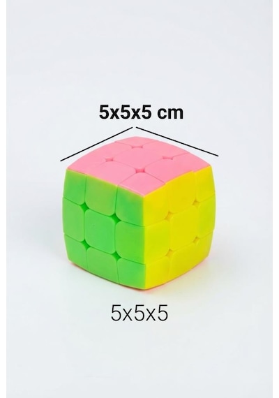 Bilişsel Gelişim Destekleyici Problem Çözme Becerisi Geliştirici Oyuncak 5x5x5 Rubik Zeka Küpü