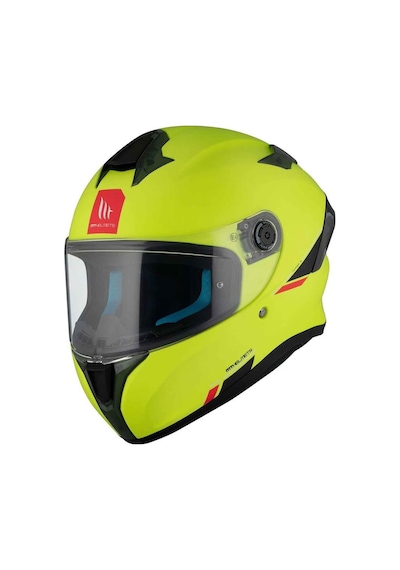 Mt Targo S Solid A3 Mat Kapalı Kask Sarı