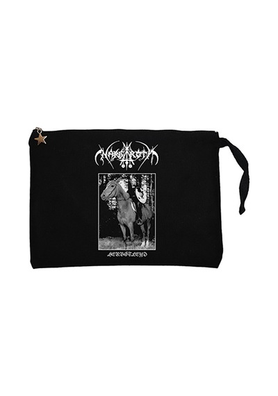 Nargaroth Herbstleyd Siyah Clutch Astarlı Cüzdan / El Çantası Siyah