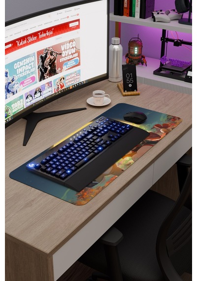 Xiangling Genshin Impact Anime Oyuncu V1 - 70x30 Xl Gaming Mouse Pad Fare Altlığı