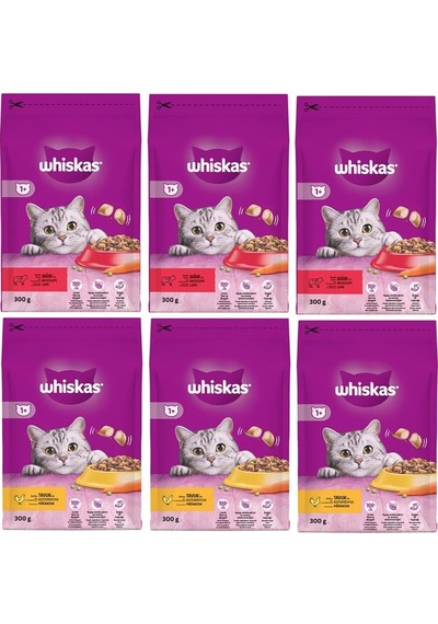 Whiskas İkili Lezzet Başlangıç Paketi 6 Adet