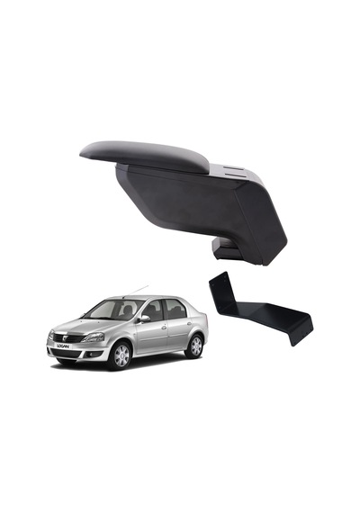 Dacia Logan Sedan 2012 Delmesiz Çelik Ayaklı Siyah Kolçak Kol Dayama