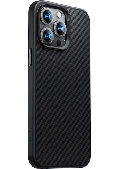 Benks Apple Uyumlu iPhone 14 Pro Max Kılıf Karbon Fiber Benks Civilian Aramid Protective Kapak ZORE-270334