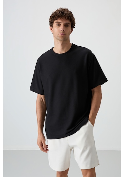 Tommy Life Air Jones Erkek Oversize 0 Yaka T-shirt 88379 001