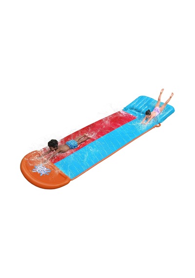 Bestway H2ogo Tsunami Splash Ramp Çift Kaydırak 488 Cm Çok Renkli