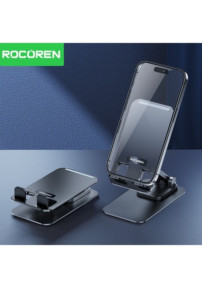 Rocoren 360 Dönebilen Katlanabilir Yükseklik Ve Eğim Ayarlı Telefon Tutucu Stand