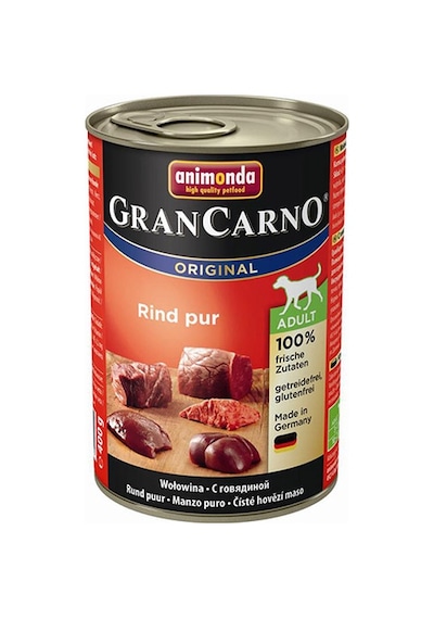 Animonda Gran Carno Sığır Etli Konserve Yetişkin Köpek Maması 400 G