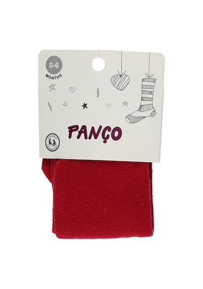 Panço Kız Çocuk Cotton Kırmızı Külotlu Çorap